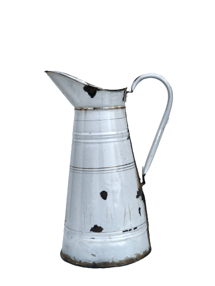 Broc enamelled white