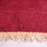 Handmade traditional Berber rug with colourful patterns, size 150/250cm.