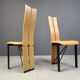 Vintage postmodern dining chairs, 1980s - set of 10