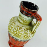 1960's vintage retro vase jug abstract pattern bay keramik wgp model 73 30