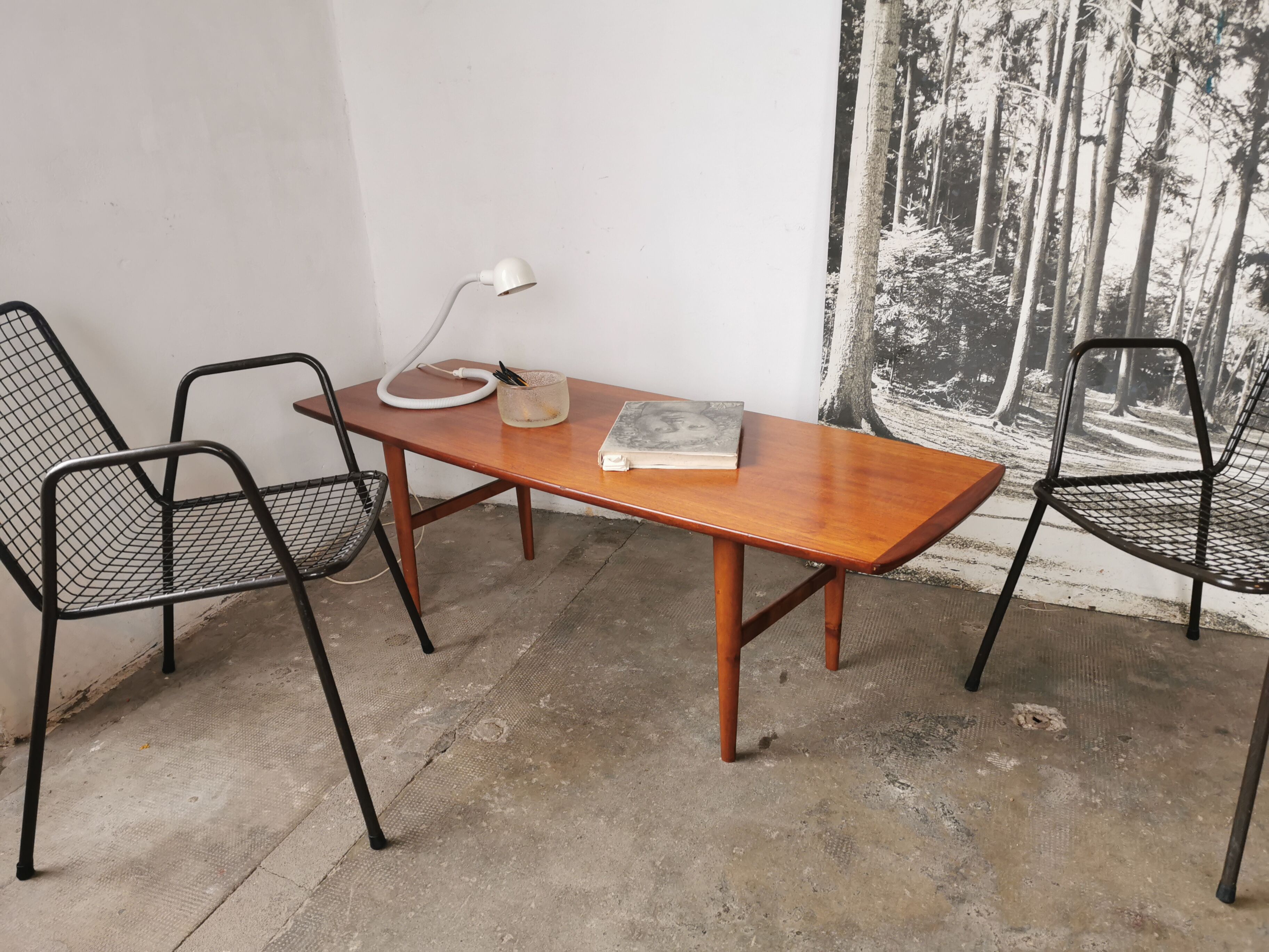 Scandinavian teak coffee table Alberts Tibro