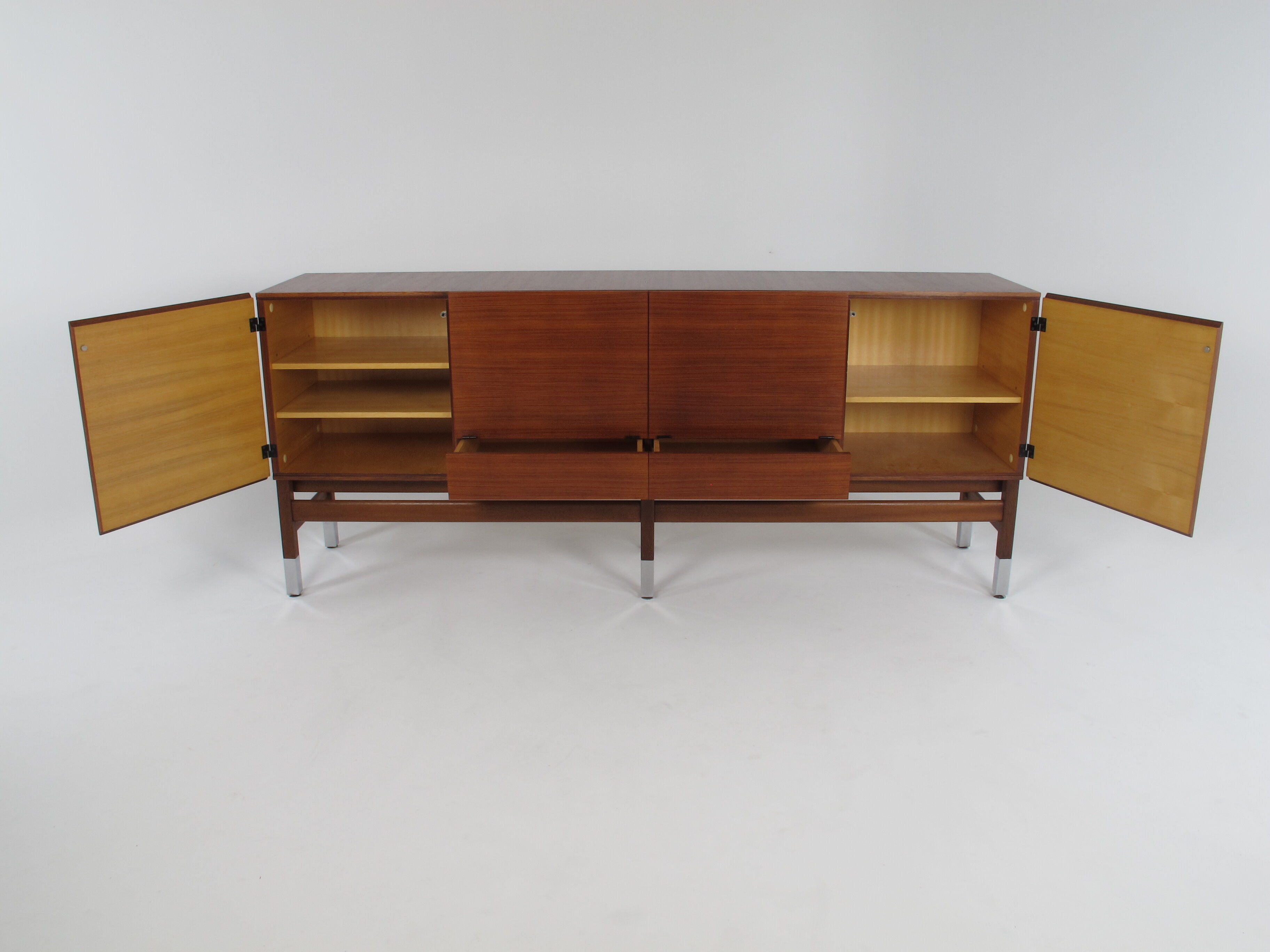 Rosewood sideboard by Robert Debiève for "les Huchers Minvielle"