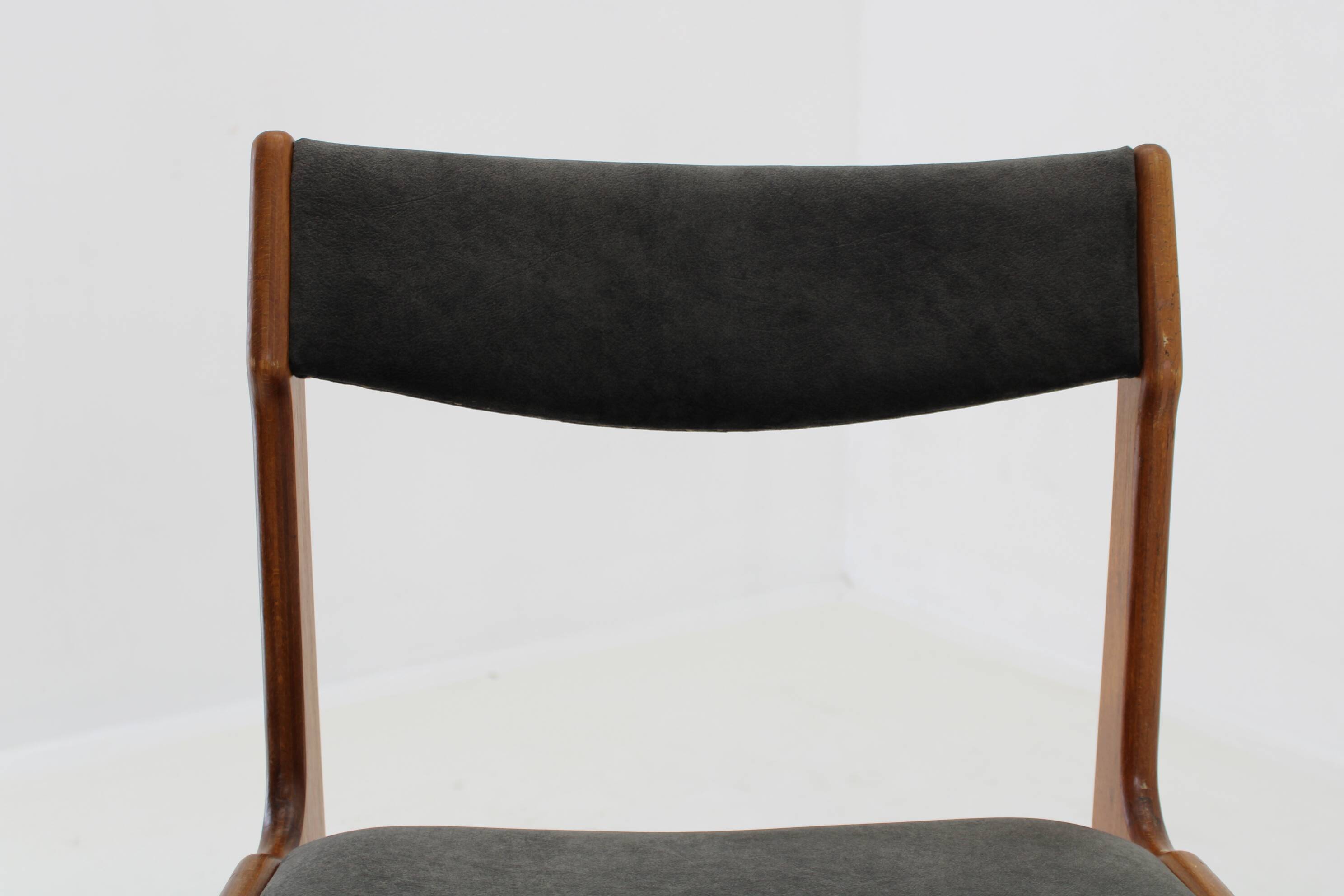1960s Pair of Danish Teak Dining Chairs, Restored