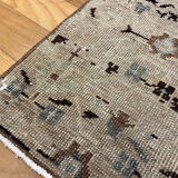 Tapis astèqye Muted fait à la main