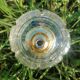 Vintage molded globe suspension