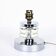 Art Deco lamp 1930 crystal and chrome metal