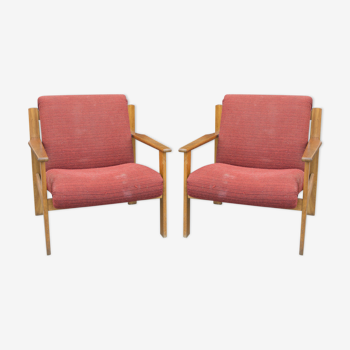 Pair of Scandinavian armchairs, 1960