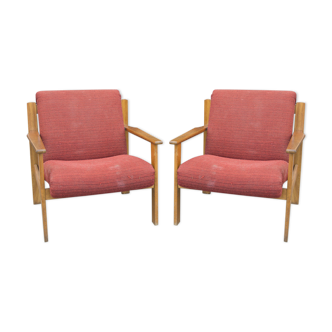 Pair of Scandinavian armchairs, 1960
