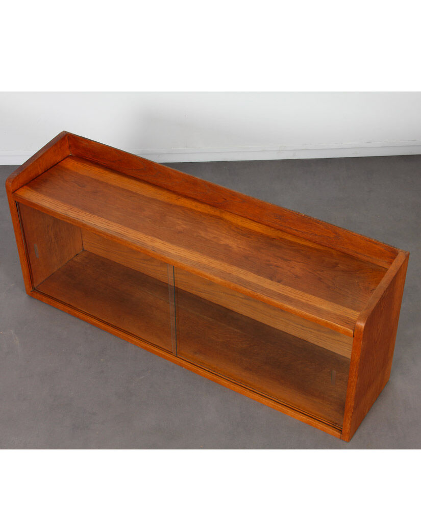 Vintage wall display case, Czech-made, 1960