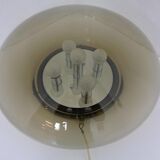 Large glass ceiling light from Limburg, 1960s