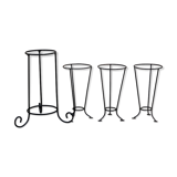 Wrought iron plant support/door