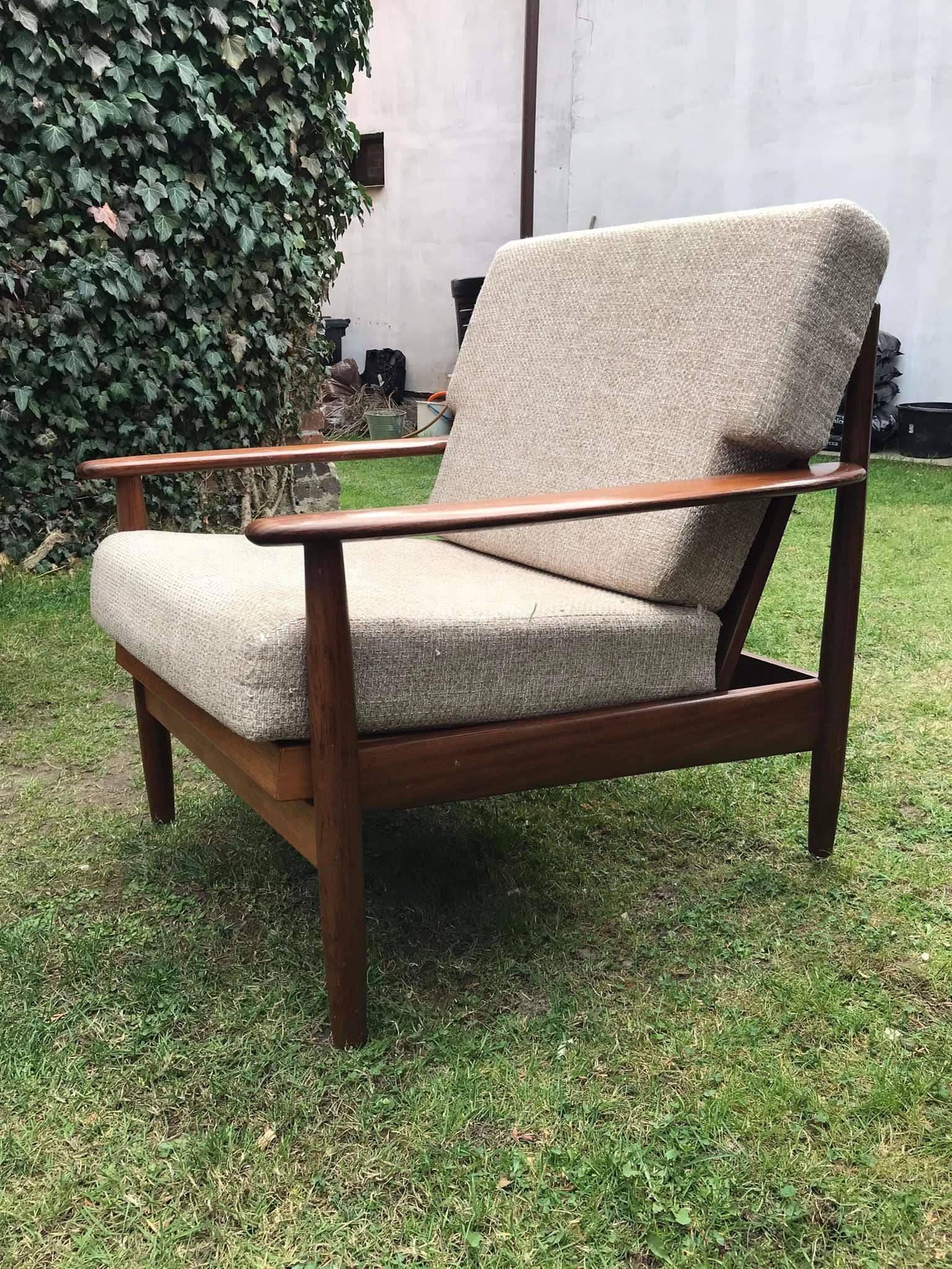 Scandinavian teak lounge set, 1960s