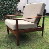 Scandinavian teak lounge set, 1960s