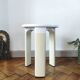 Vintage Space Age tripod stool in white plastic – Tatay, 1970s