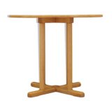 Table ronde en hêtre, design danois, années 1990, production: Danemark
