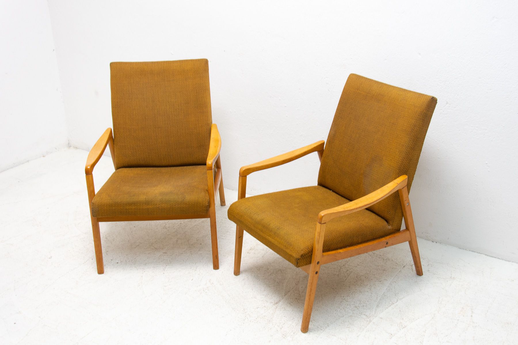 Pair of armchairs by Jiří Jiroutek for Interiér Praha, 1970