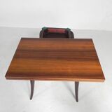 Gaming table, portfolio table, with folding, rotating top