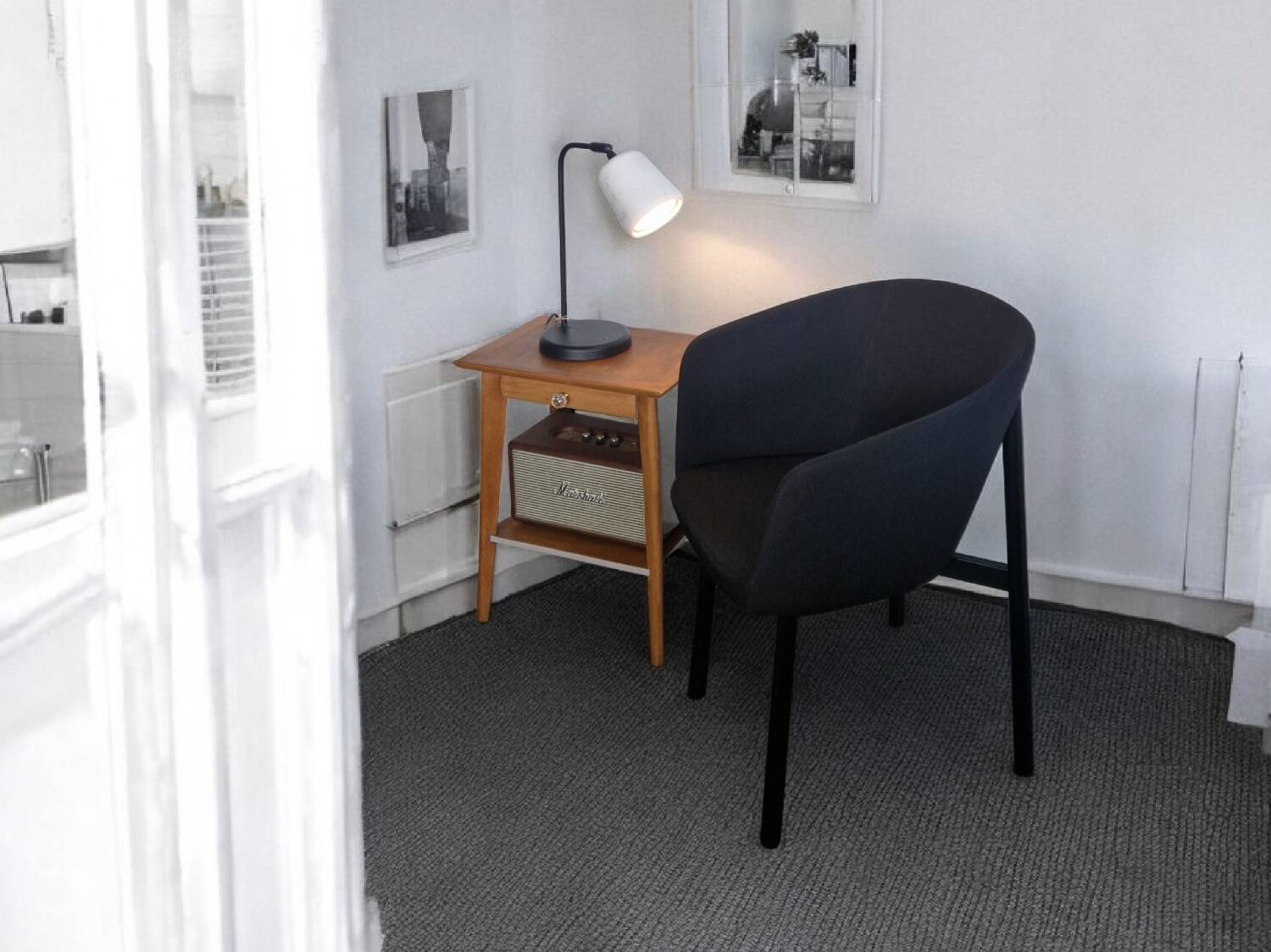 Lampe Material New Works  - Design Noergaard & Kechayas - Marbre/Acier