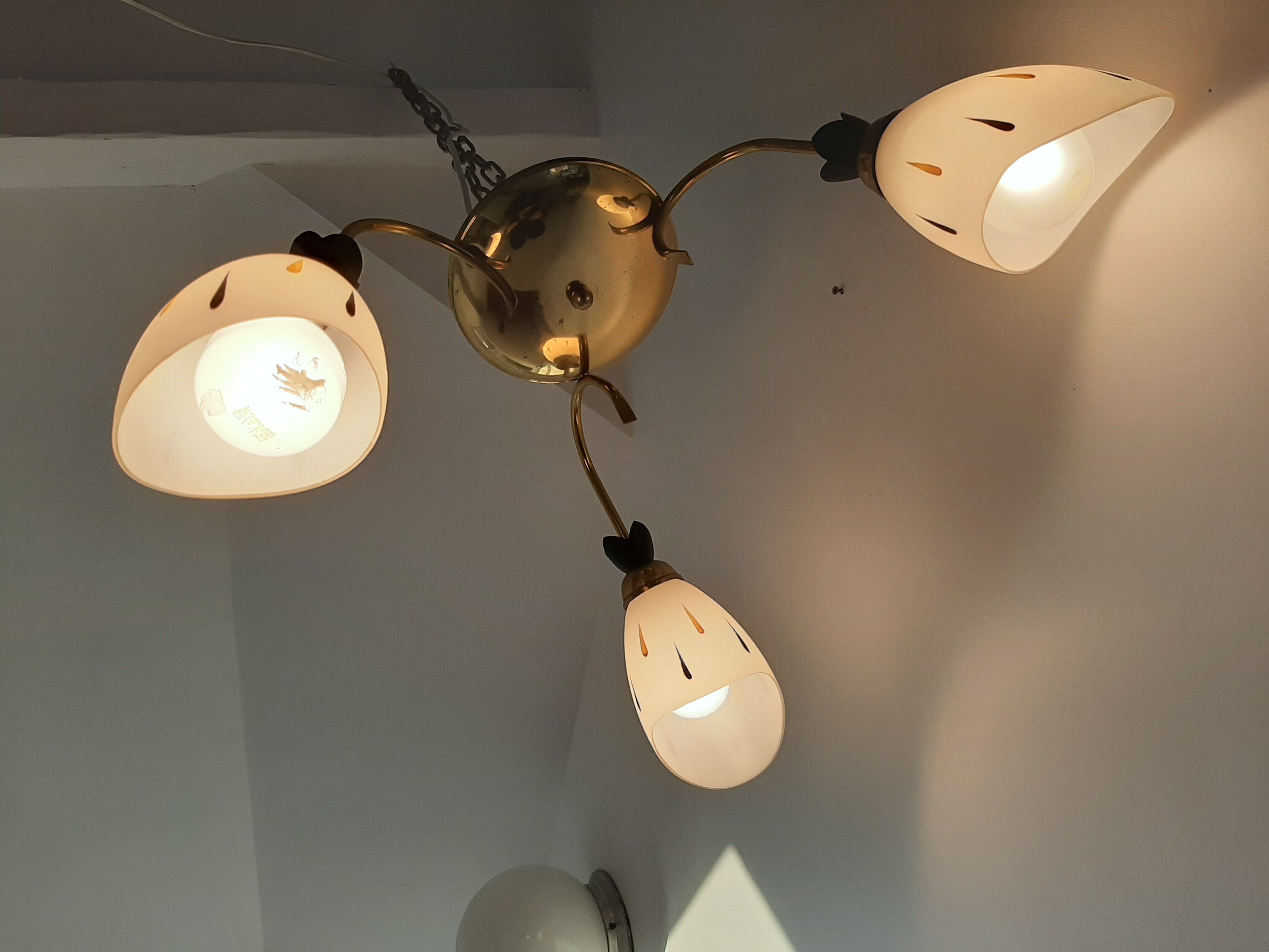 Lustre ou suspension vintage des années 50