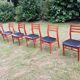 Set of 6 Scandinavian design chairs