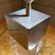 Pair of Plexiglass & Brushed Steel Lamps, Charles Hollis Jones, 1970s