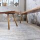 Pair of benches from the 1950s mountain furniture, pine.