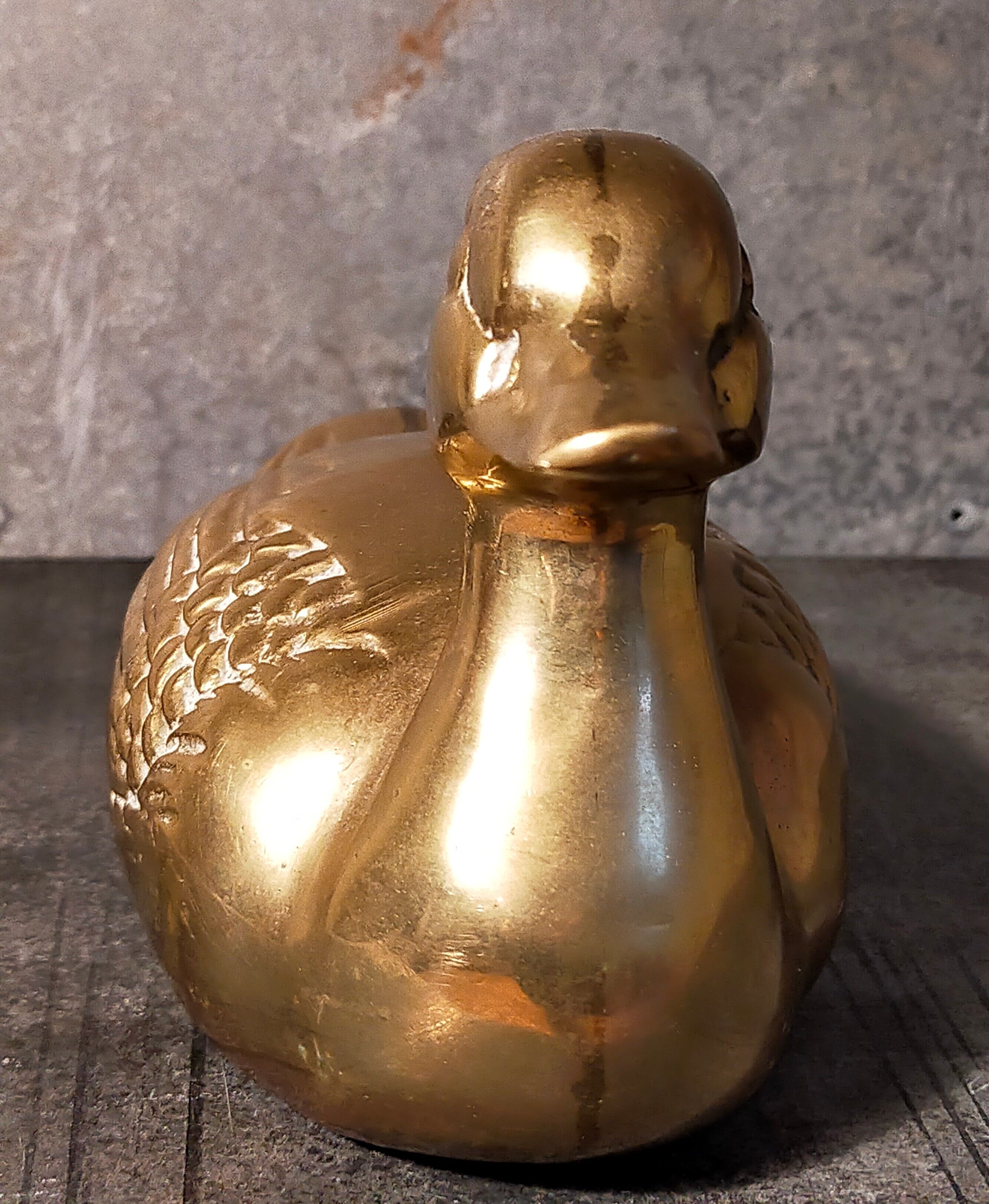 PRODUCT POP UP CHRISTMAS 2022 Duck in solid brass