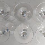 Set of 6 balloon stemmed glasses, 1960