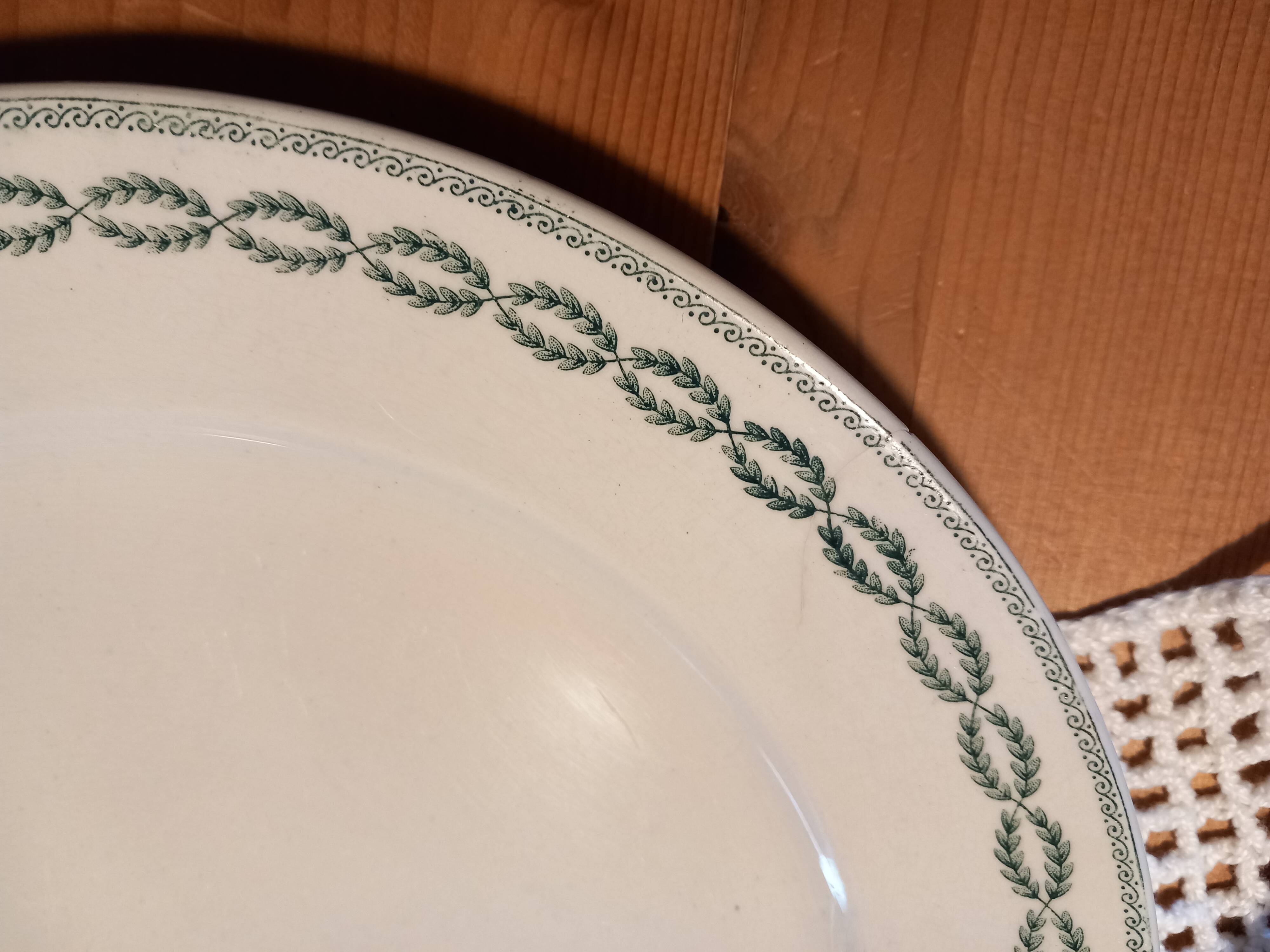 5 flat plates "Nobilis" Sarreguemines