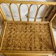 Vintage rattan wall shelf