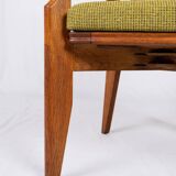 Set of 6 Guillerme and Chambron chairs for Your Home, France, 1950s