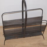 Vintage magazine rack by Mathieu Mategot