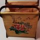 Old Small Basket With Couture Knitting Works Bergère From France China Vintage