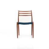 Dining Chairs Model 78 by Niels O. Møller for J.L. Møllers, 1960s, Set of 6