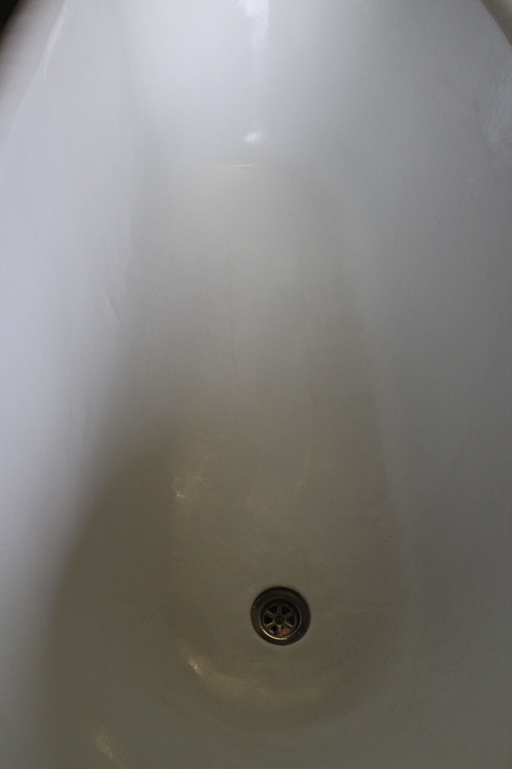 Old cast iron bathtub