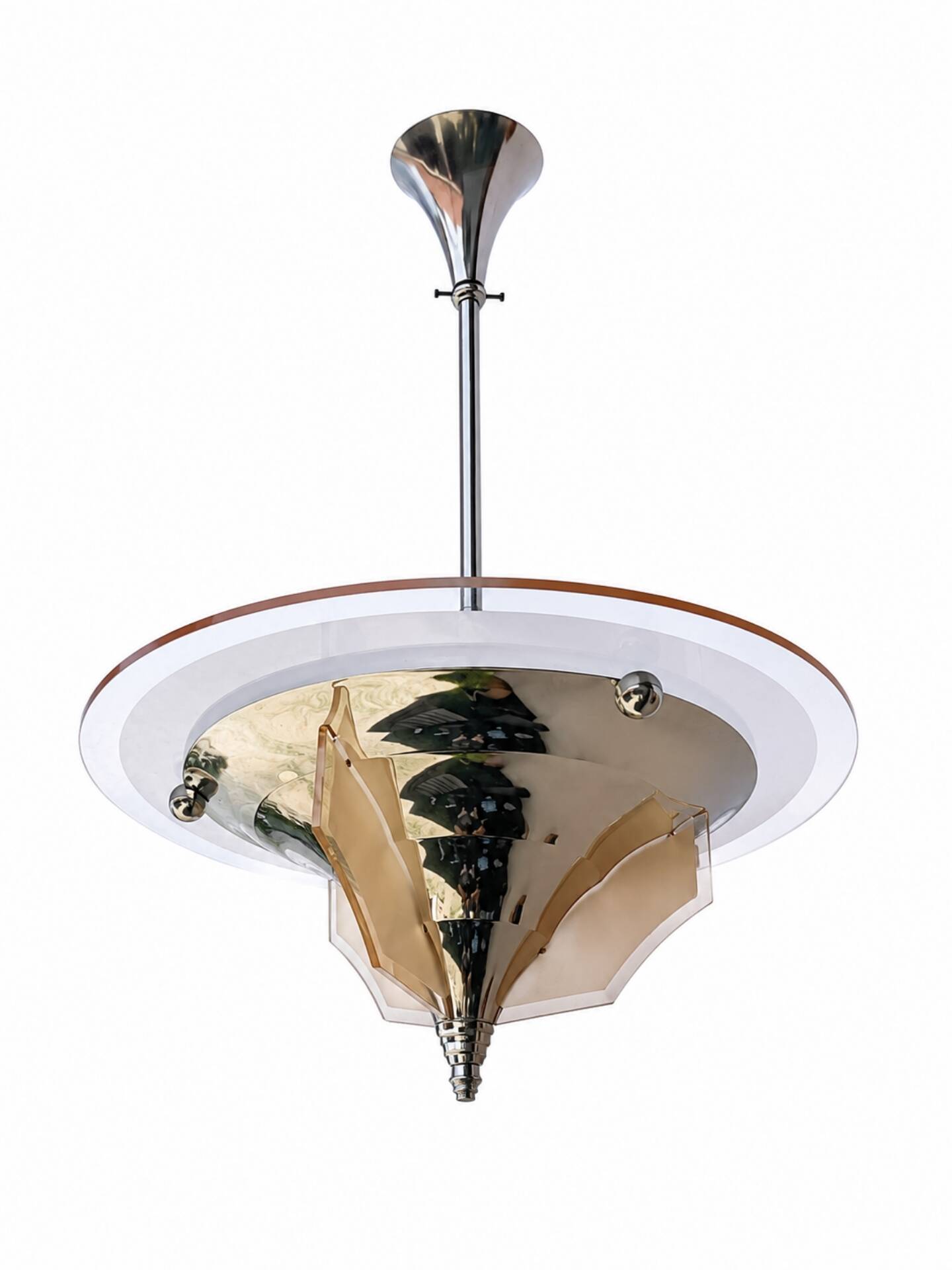 Lustre Moderniste Petitot années 1930/40