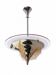 Modernist chandelier Petitot 1930s/40s