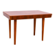 Mid century walnut folding dining table by Setona, 1950s, Czechoslovakia