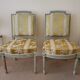 2 chaises style Louis XVI
