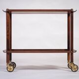 Rosewood Table Plateau by Poul Hundevad for Vamdrup, Denmark, 1960s