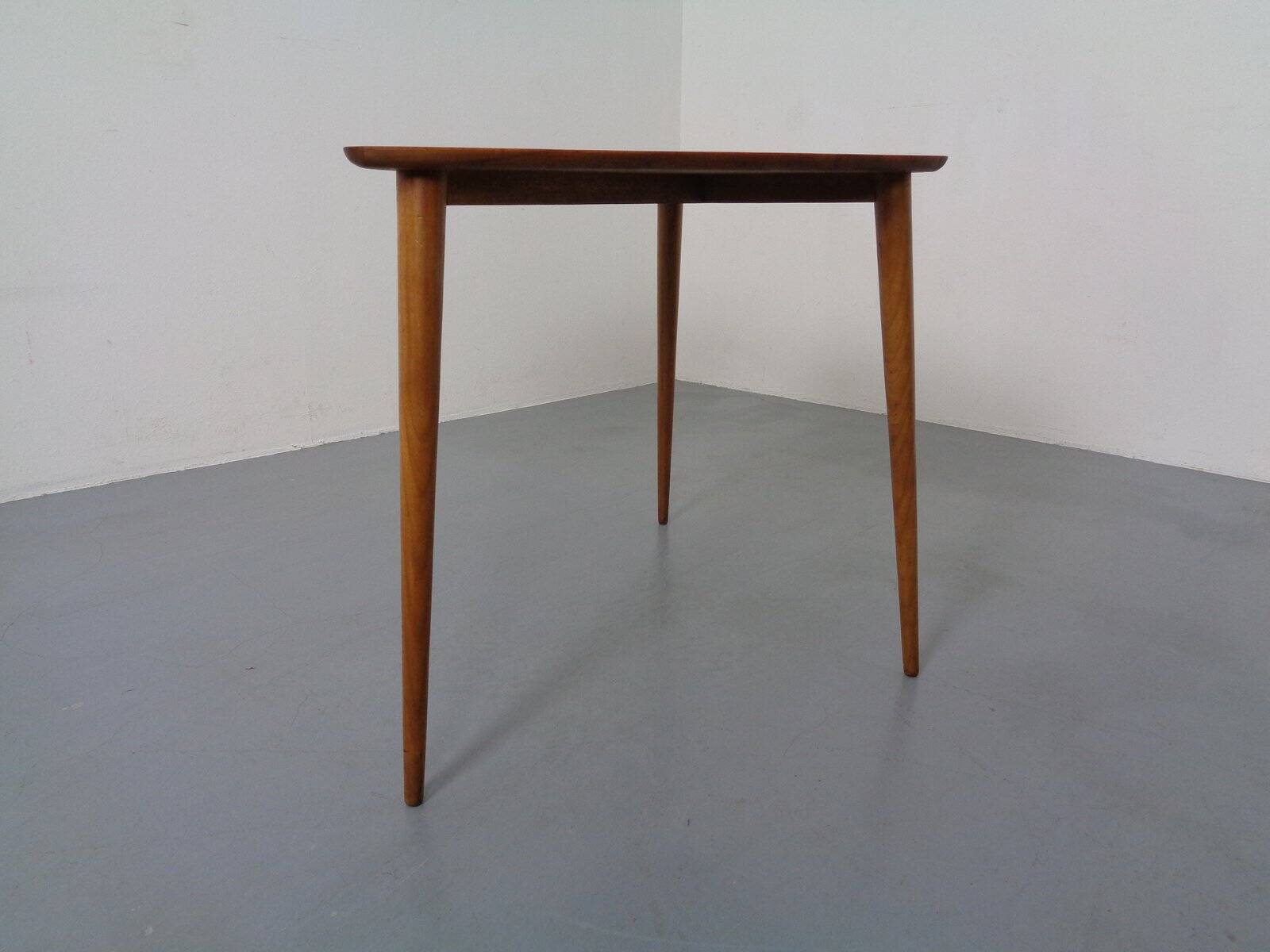 Mid-Century Triangular Teak Side Table, 1960s