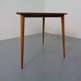 Mid-Century Triangular Teak Side Table, 1960s