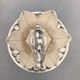Fleuron - Christofle - Vintage caviar spoon display "Flower of Poseidon" in silver metal