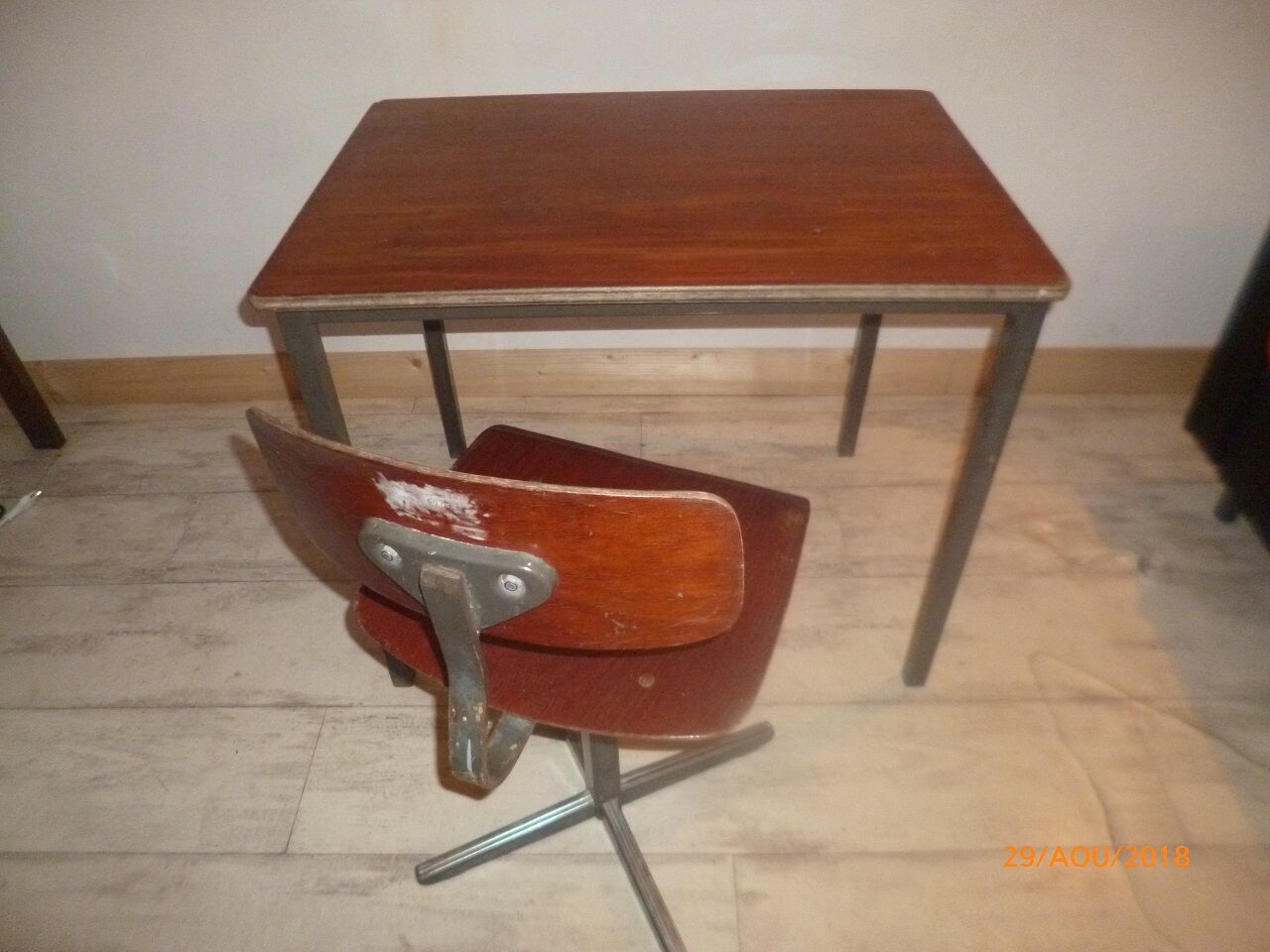 Child desk and chair 1960