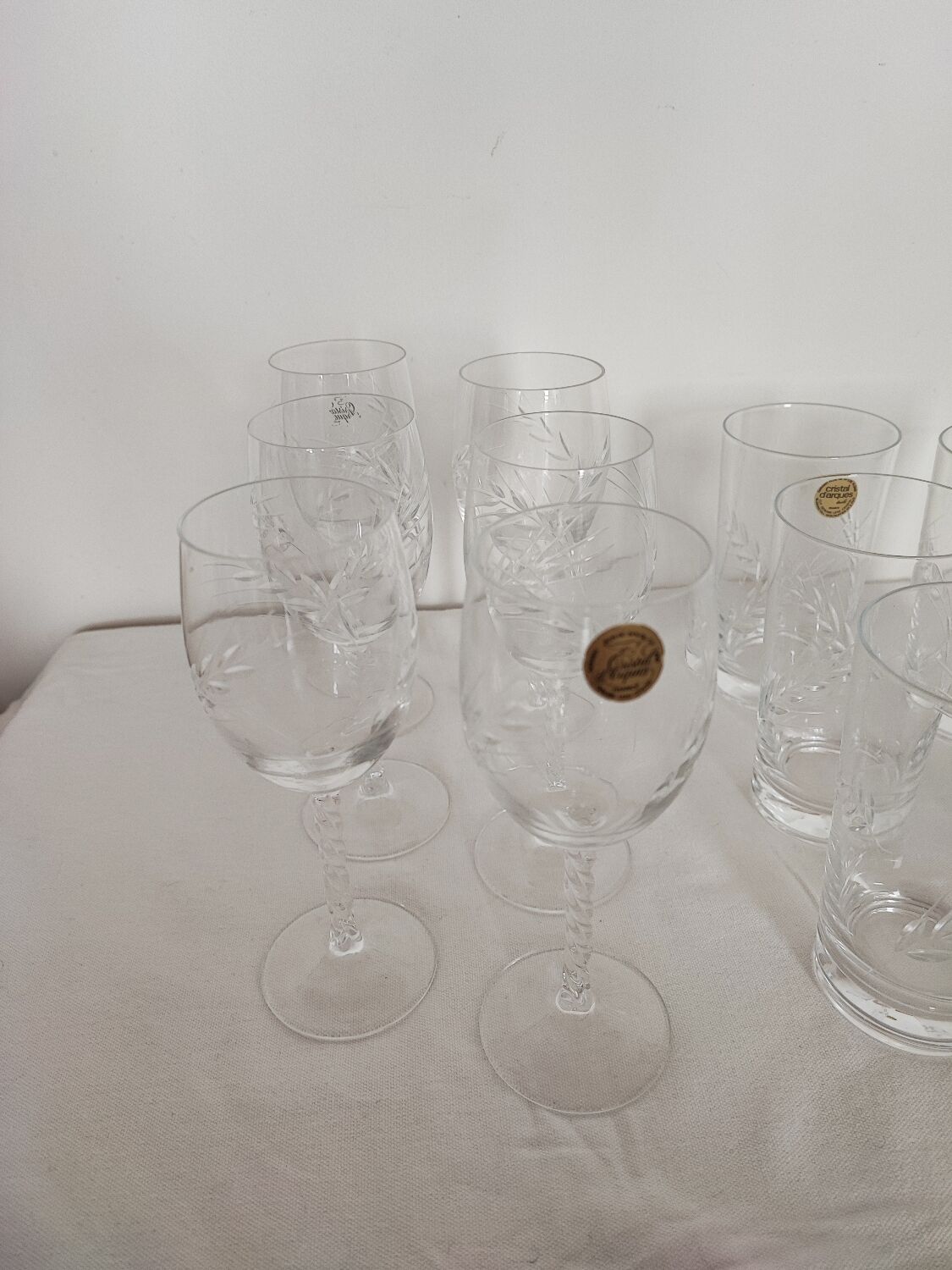 12 Arques crystal glasses model Epi