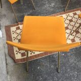 Six chaises orange