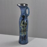 Jean De Lespinasse in Nice Grand vase pitcher France 1950s