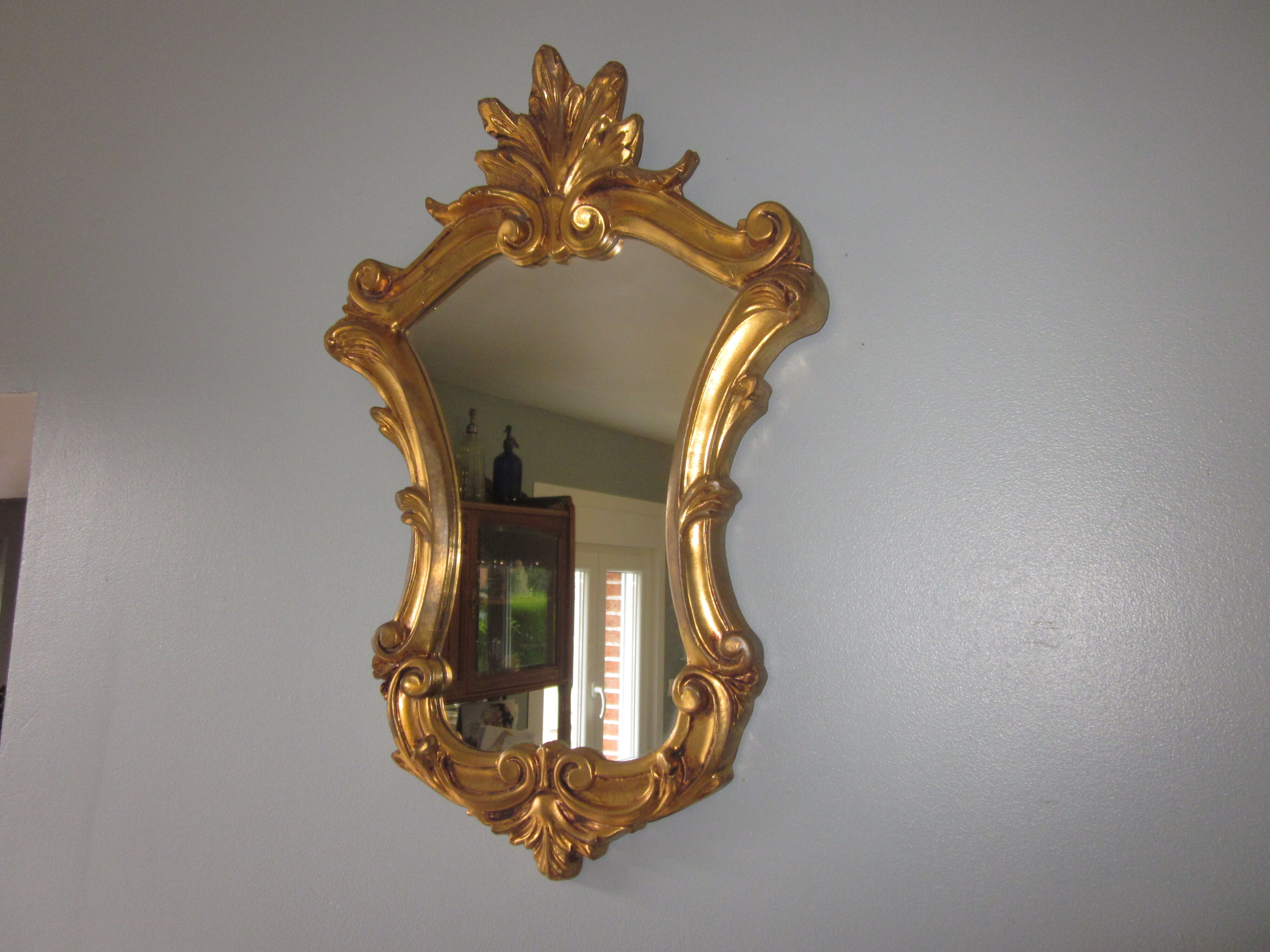 Gilded mirror