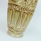 1960s 70s bay keramik VASE floorvase 72 40 beige and brown relief pattern