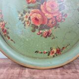 Old painted sheet metal top